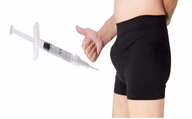 Injektioun am Penis